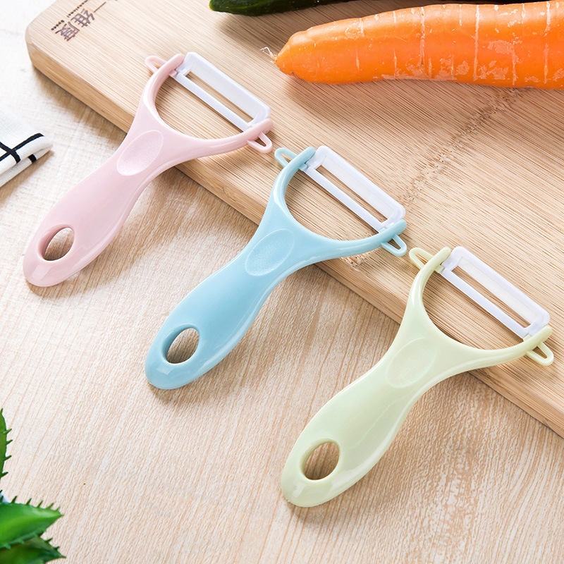 Nordic color peeler Kitchen gadget Peeler knife Multi-function melon and fruit ceramic peeler knife