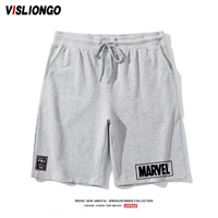 Серые шорты fbj (MV буква черная картина)