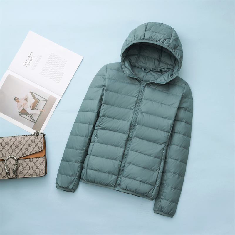 90 White Duck down Lightweight down Jacket for Women, Short Style, Plus Size, Suitable for Middle-Aged and Elderly Mothers, Lightweight and Stylish Coat, Ultra-Light and Comfortable