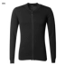 Mùa xuân New Blue Men Zip Đan cardigan Áo len nam Slim cardigan Áo len nam J776 - Hàng dệt kim Hàng dệt kim