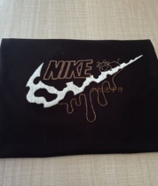 Embroidered handmade diy for ticking cow material bag self-embroidered clothes T-shirt and lovers gift giving boyfriend a bestie