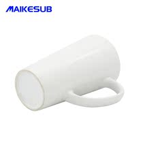  Thermal transfer tapered white cup Tapered color change cup Personalized DIY mug creative cone color change cup