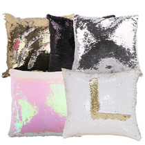  Thermal transfer sequin pillow color change magic diy thermal transfer consumables Blank cushion pillowcase Photo customization