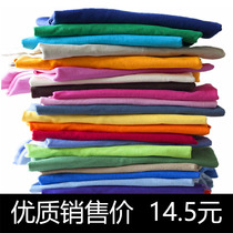  Pure cotton round neck short-sleeved T-shirt T-shirt couple cultural shirt class clothes overalls Europe and the United States to map custom DIY blank