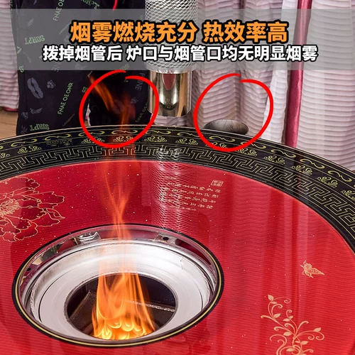 Толстая сельская печь газификационная печь Печь жареная пожарная печь сжигая дрова Печь Гуйчжоу жареный фестиваль пожарного фестиваля.