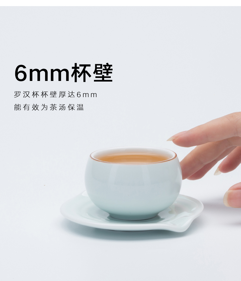 Ceramic cups sample tea cup master cup single cup home small cup tea light cup bowl kung fu tea set