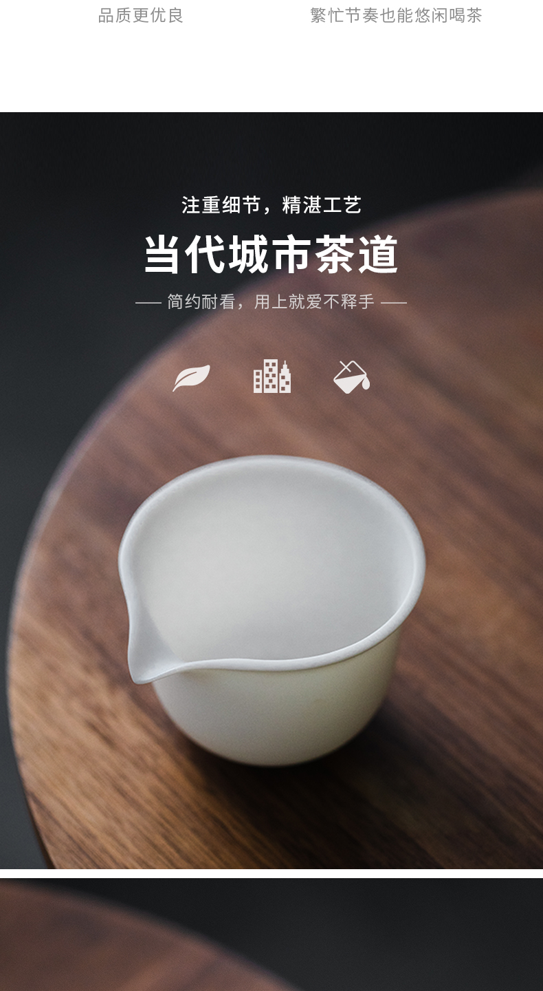 Fair and creation of dehua white porcelain cup kung fu tea tea tea points zen tea machine ceramic and glass cup