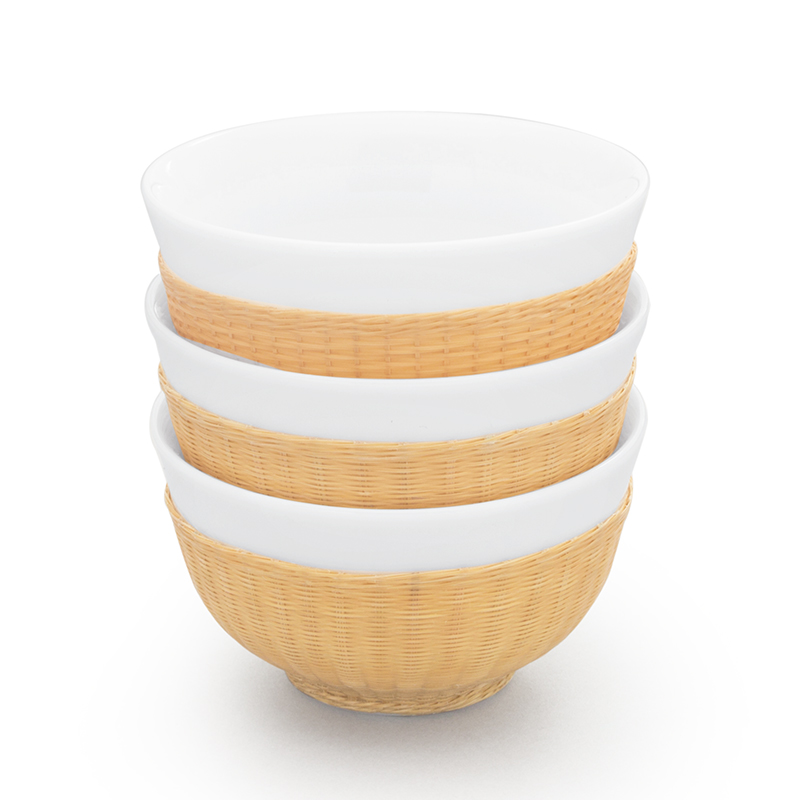And creation of kung fu tea cup single cup bamboo states dehua white porcelain porcelain bowl with a cup sample tea cup masters cup