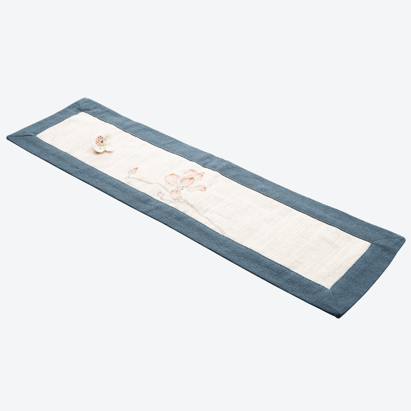 And creation of contracted tea mat tea table accessories of new Chinese style classical flag as table cloth cloth art tea table