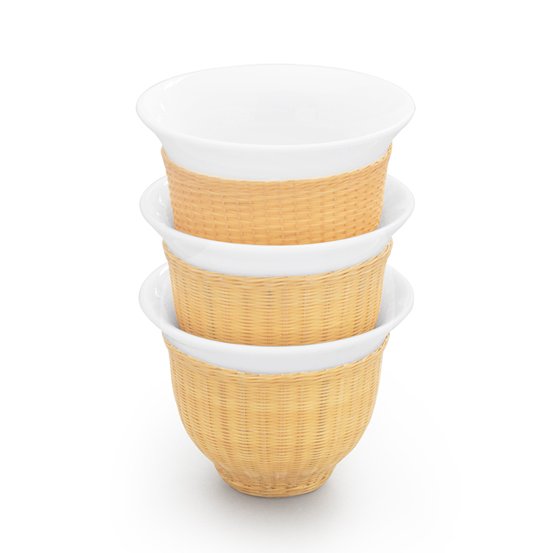 And creation of noggin master cup single cup bamboo states porcelain kung fu tea set personal cup sample tea cup white porcelain bowl