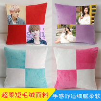 DIY heat transfer consumables personality creative blank pillow cushion pillow case wholesale new gift pillow customized