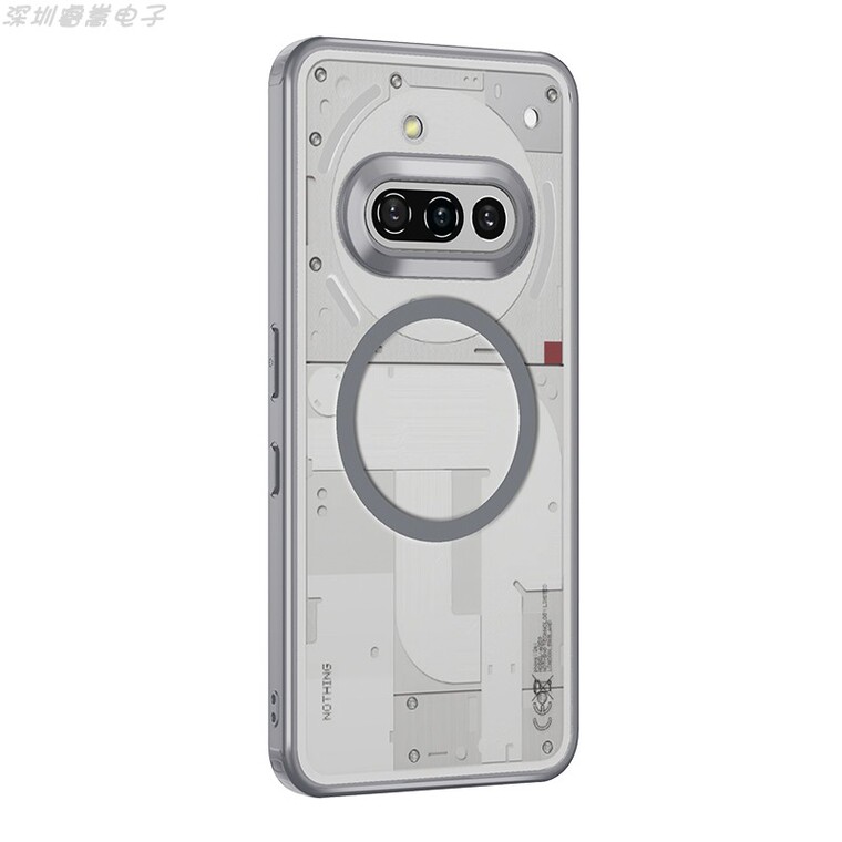 Transparent Pink Internal Component Graphics Rose Gold Bumper iPhone Case