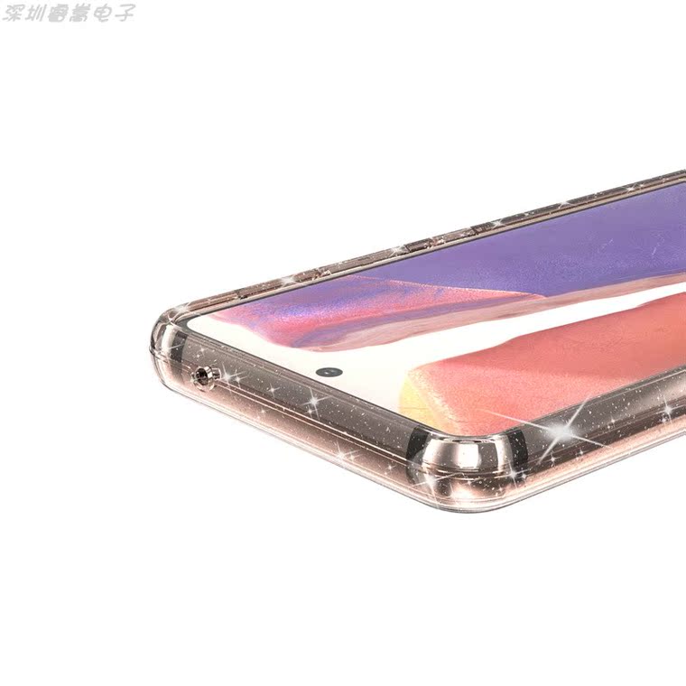 Transparent Clear Crystals Girls Hard Glitter Girls Bling A13 5G, A23 5G, A33 5G, A53 5G, A73 5G Samsung Phone Case