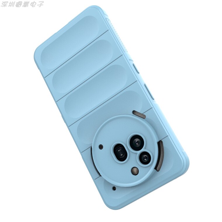 Matte Aqua Ribbed Liquid Silicone Camera Bump iPhone Case