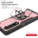 Galaxy Z Fold4 Phone Cases Covers Hybrid Tough Shockproof Metal Ring Finger Holder Kickstand Function