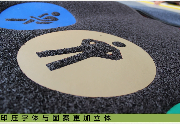 Thảm đỏ tùy chỉnh logo sàn thang máy thảm chào mừng mat cửa chào mừng đến vòng dây thảm chống trượt PVC tùy chỉnh - Thảm sàn