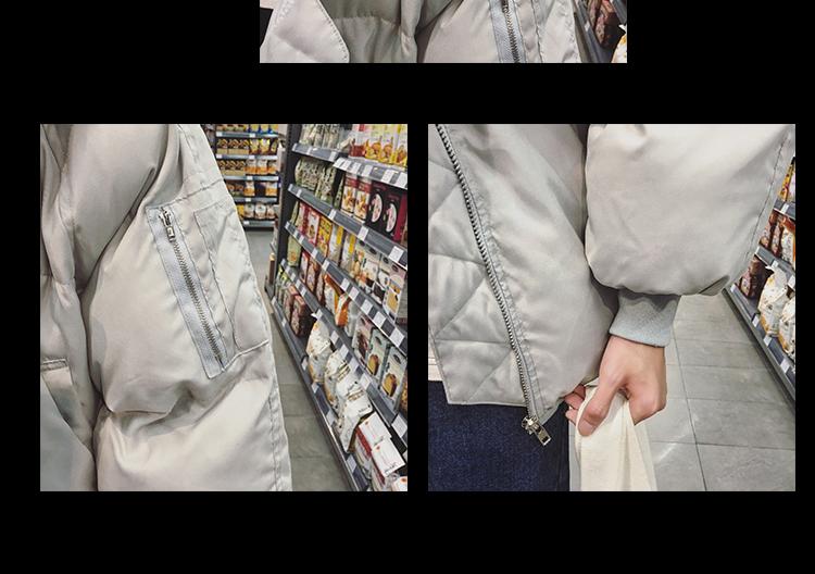Mùa đông bf Harajuku gió dày bông nam xuống bông độn trùm đầu đôi áo khoác cotton thanh niên áo khoác quần áo thủy triều áo khoác gió nam