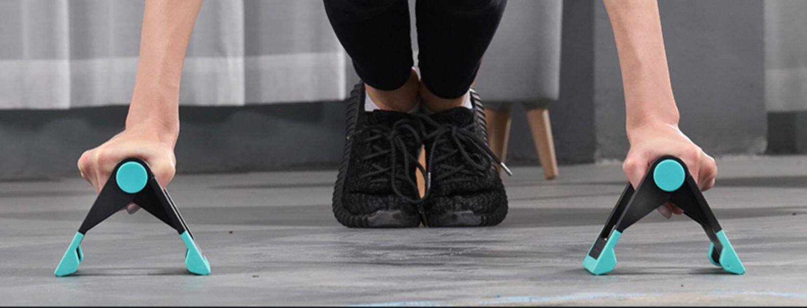 скоба для отжимания 可折叠俯卧撑板支架辅助器家用健身器材胸肌腹肌训练器初学者训练