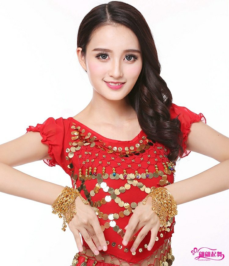 Mới bụng múa trang sức chuông tay vòng tay cung cấp đặc biệt thực hành múa Ấn Độ với vòng tay trang sức chuông - Vòng đeo tay Clasp vòng gỗ huyết rồng