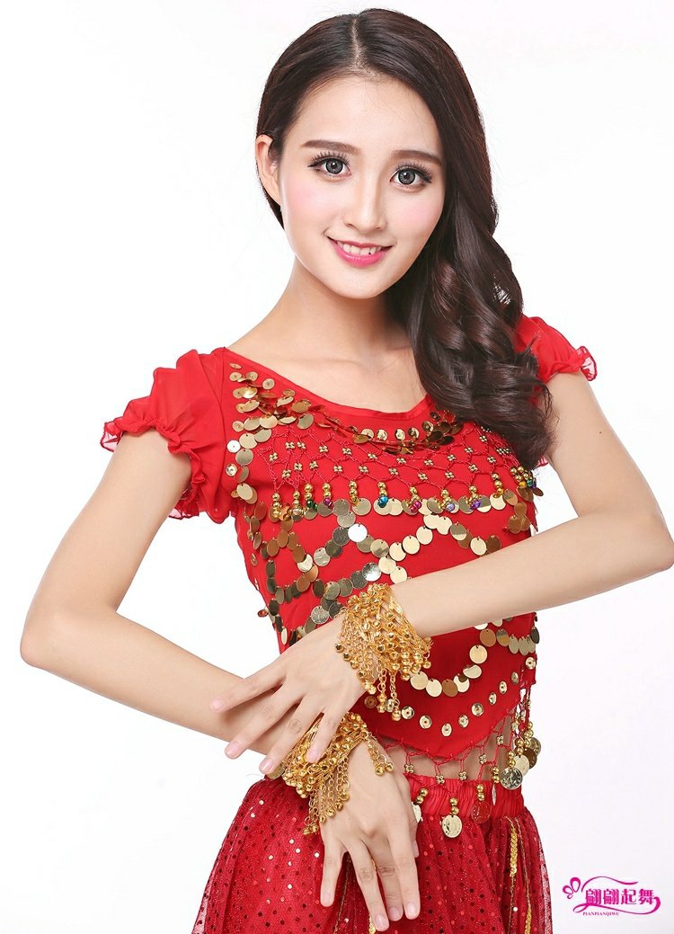 Mới bụng múa trang sức chuông tay vòng tay cung cấp đặc biệt thực hành múa Ấn Độ với vòng tay trang sức chuông - Vòng đeo tay Clasp vòng gỗ huyết rồng