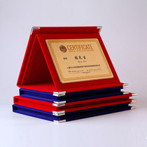 Honorary certificate customized high-end letter of appointment customized production folding boxed medals customized