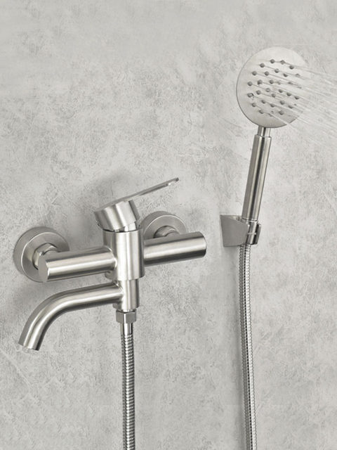 Sus304 Stainless Steel Shower Set Faucet for Bath Tub Concealed Triple Hot and Cold Water Mixing Valve Switch