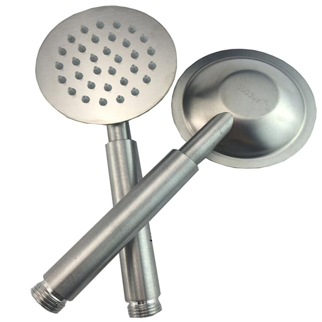 304 Stainless Steel Pressurized Shower Head Handheld Rain Shower Booster Hand Spray Shower Head