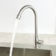 304 Stainless Steel Kitchen Faucet for Home Use, Sink Faucet for Washing Vegetables, Hot and Cold Water Sink, Single Cold Water Valve Faucet