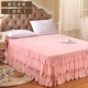 Jingning giường đêm váy công chúa ren một mảnh 1,8 m 1,5 m giường lanh bedspread Fitted Simmons nệm bảo vệ - Váy Petti