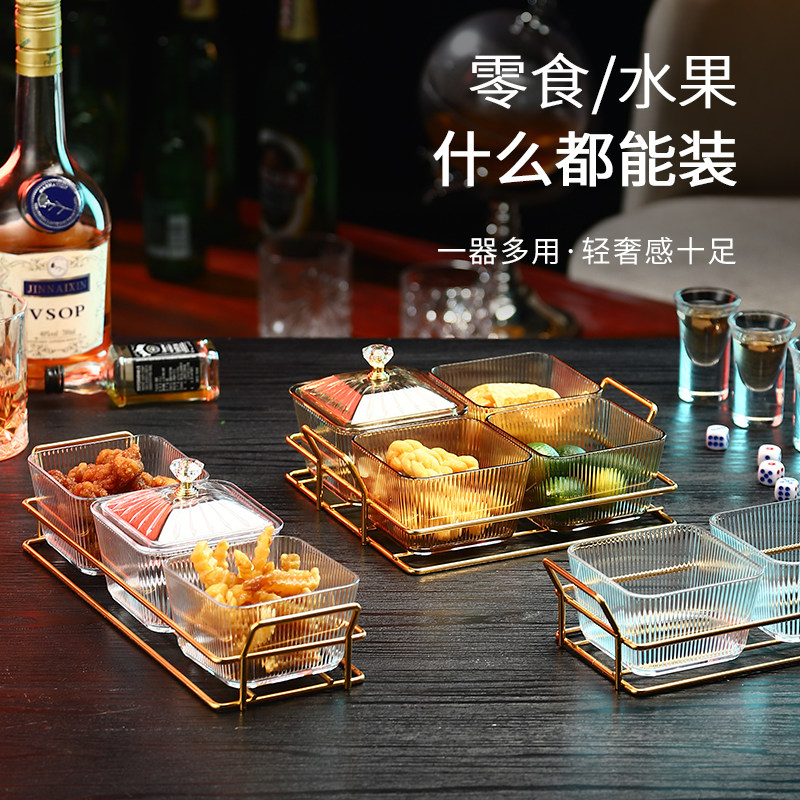 KTV Fruit Disk Tea Disk Snacks Dry Fruit Snacks Disk Disk Disk Disk Disk with lid