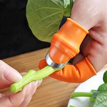 Kitchen pick-up thumb knife finger cover household pinch finger gloves thumb cover creative stripper thumb knife