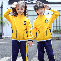 Primary school uniforms class uniforms spring and autumn winter two-piece kindergarten uniforms spring and autumn sports suits boys