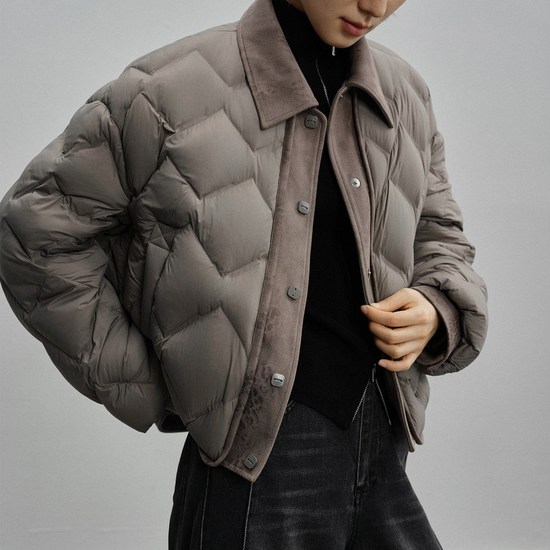 【Enjoy the Autumn】90% White Duck down Warm down Jacket for Women 2026 Autumn New Style Quilted Short Coat