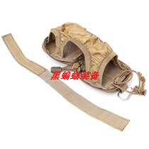 Outdoor folding kettle hung elastic tight water cup set MOLLE tactical waist bag 1000D