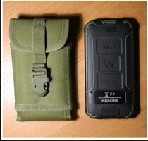 Outdoor Tactical Male Multifunction Travel Travel Hanging Bag Mini Tool Nylon Mobile Phone Pouch BIG SCREEN PHONE POCKET
