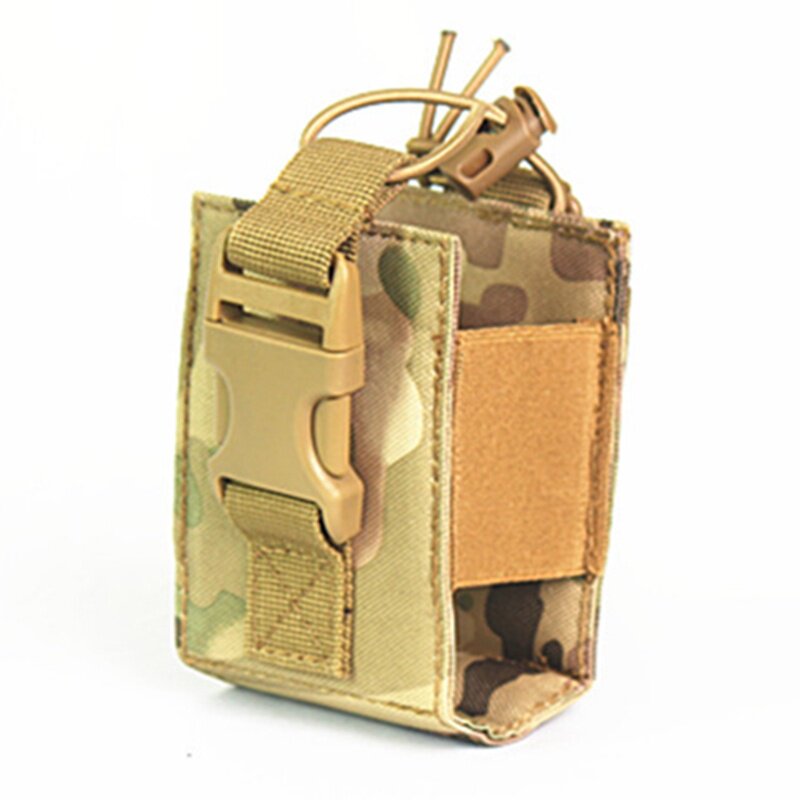 Outdoor multifunctional MOLLE tactical walkie-talkie bag tactical bag handset bag mobile phone bag millet PDA bag