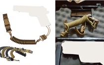 EDC Outdoor Army Meme Multifunction Tactical Toy Hanging Rope Tactical Safety Rope Anti-Throw Spring Elastic Rope