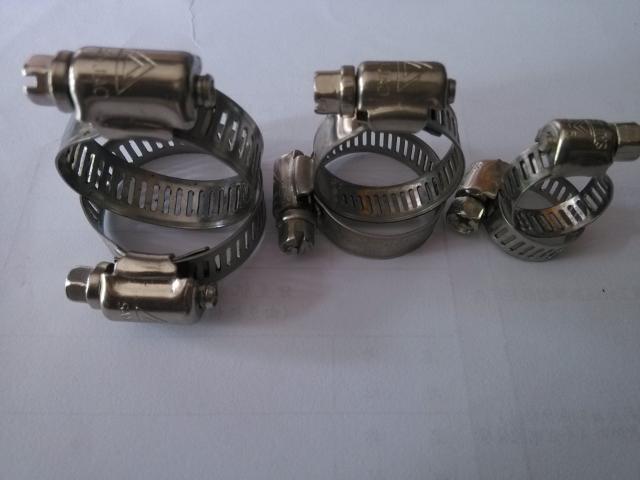 Quality hand screwed stainless steel throat hoop full steel semi-steel hoop hoop pipe clamp specifications Phi 6-6 0 0