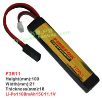 FIREFOX 1100mAh mAh 11 1V 15c lithium polymer battery FIREFOX core battery F3R11