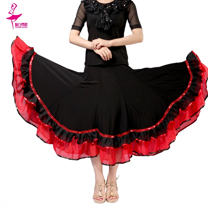 Morden Dance Dress New National Standard Dance Dress Waltz Social Dance Latin Practice Dance Long Dress Halfbody Dress Special Price
