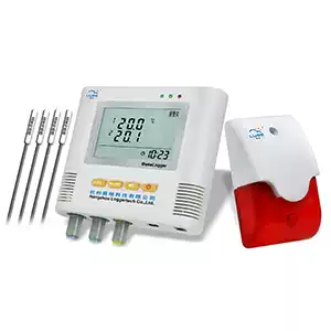 Hangzhou Luge L93-23 Double Road Sound and Light Message Double Warning Temperature Recorder Hyperlink Computer