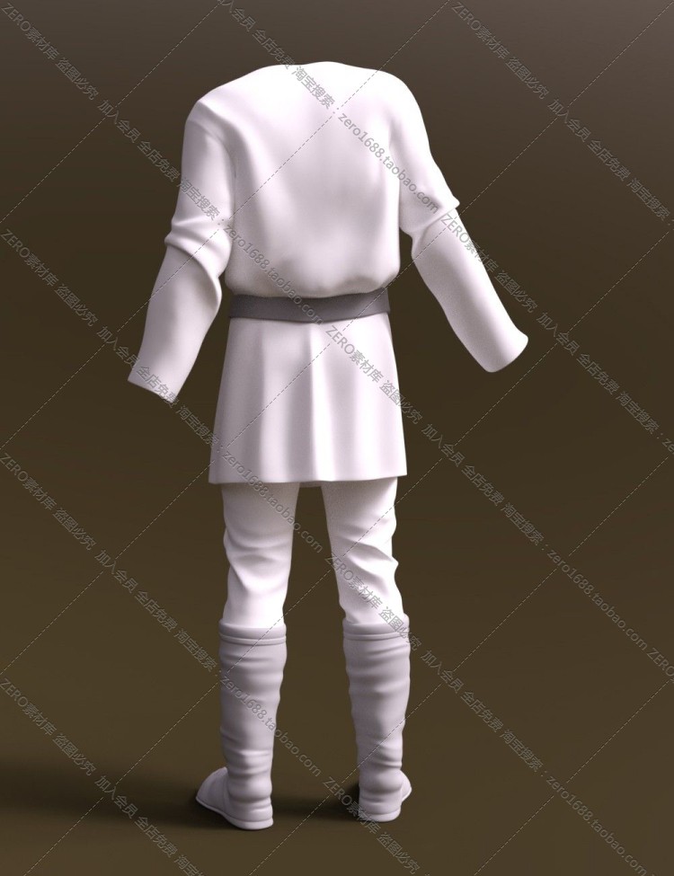 图片[8]-J3501-中世纪男性村民服饰3D模型素材 DAZ Studio可导MAYA MAX-cg男孩