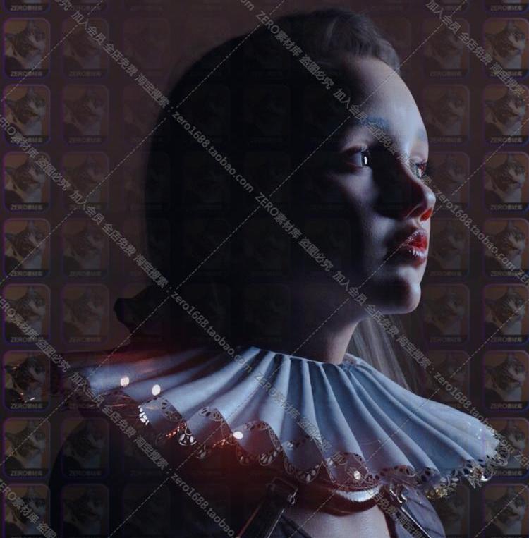 图片[11]-daz3模型 美丽欧美漂亮女孩模特 角色设计+发型 IM包G8-cg男孩