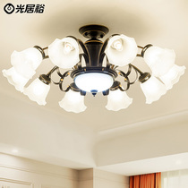  American living room light modern simple rural pastoral new face down dining room light Jane European creative bedroom ceiling light