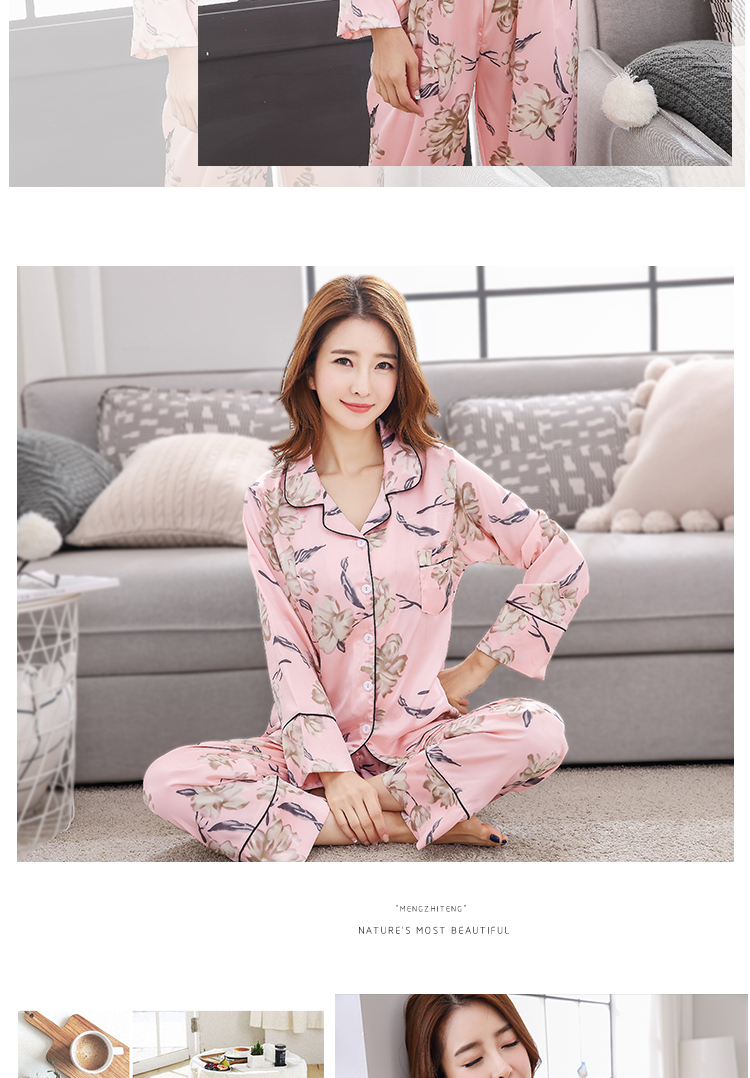 Pyjama pour femme à manches longues - Ref 2994691 Image 14