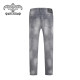 JEDOSS/JEDOSS ຜູ້ຊາຍ summer washed ພິມ jeans slim ສີເທົາ ກາງເກງຂາຍາວ trendy 086