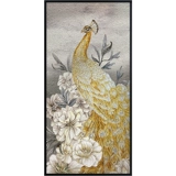 Бутик -павлин режущий мозаичный головоломка на заказ -приготовленные фениксовые фрески, цветочные плитки, фоновая фоновая стена, рафинированная картина