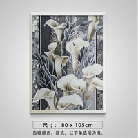 [Дополнительная мраморная версия] Реальная инкрустация 80×105 см, цвет рамы на ваш выбор