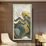 Фоновая стена плитки, Северная Сима, Сюанканг Гуанкека, подвесная живопись Современная простая пейзажная живопись с рамкой фэн -шуи живопись