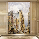 Стеклянный диван, мозаика на стену, делается под заказ